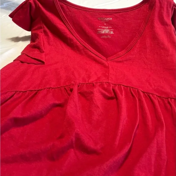 Arizona Red V-Neck Top - Picture 2 of 6